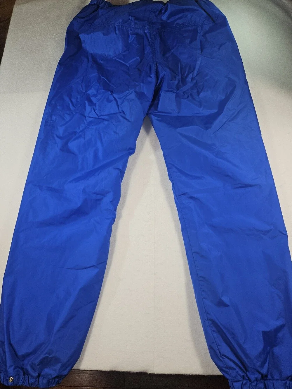 The North Face Vintage Blue Gore-Tex Windbreaker Drawstring Pants Sz L Made USA